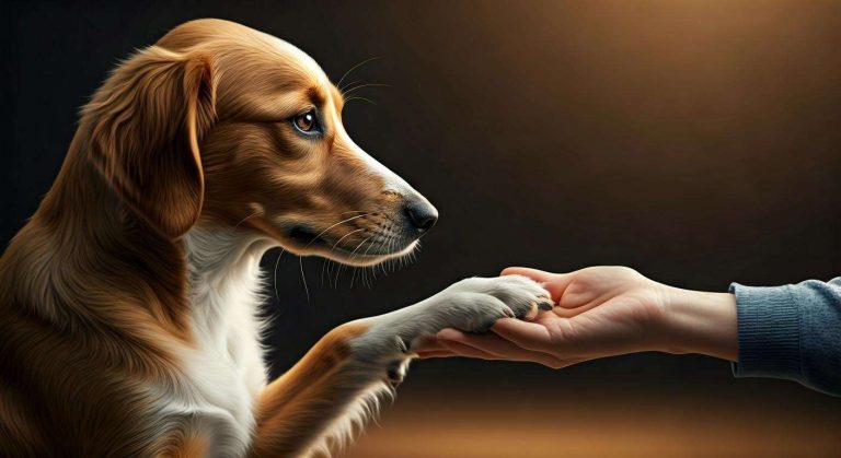 Pourquoi mon chien met-il sa patte sur moi ? découvrez les raisons et solutions