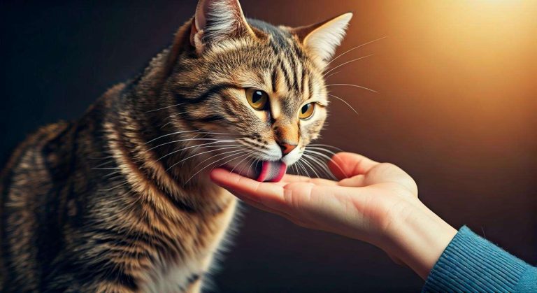 Pourquoi un chat me lèche : comprendre ce comportement félin