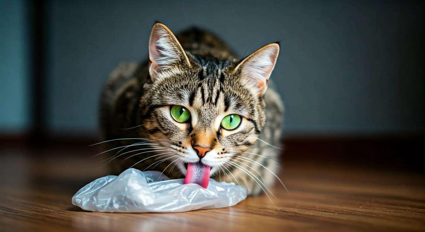 Pourquoi les chats lèchent-ils le plastique : explications et solutions