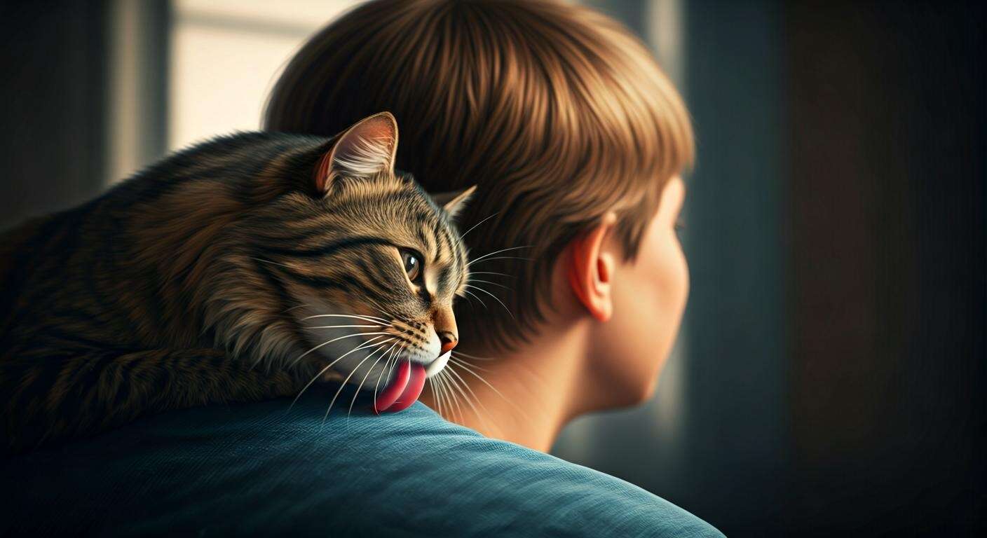 Pourquoi mon chat me lèche-t-il les cheveux ? astuces et explications