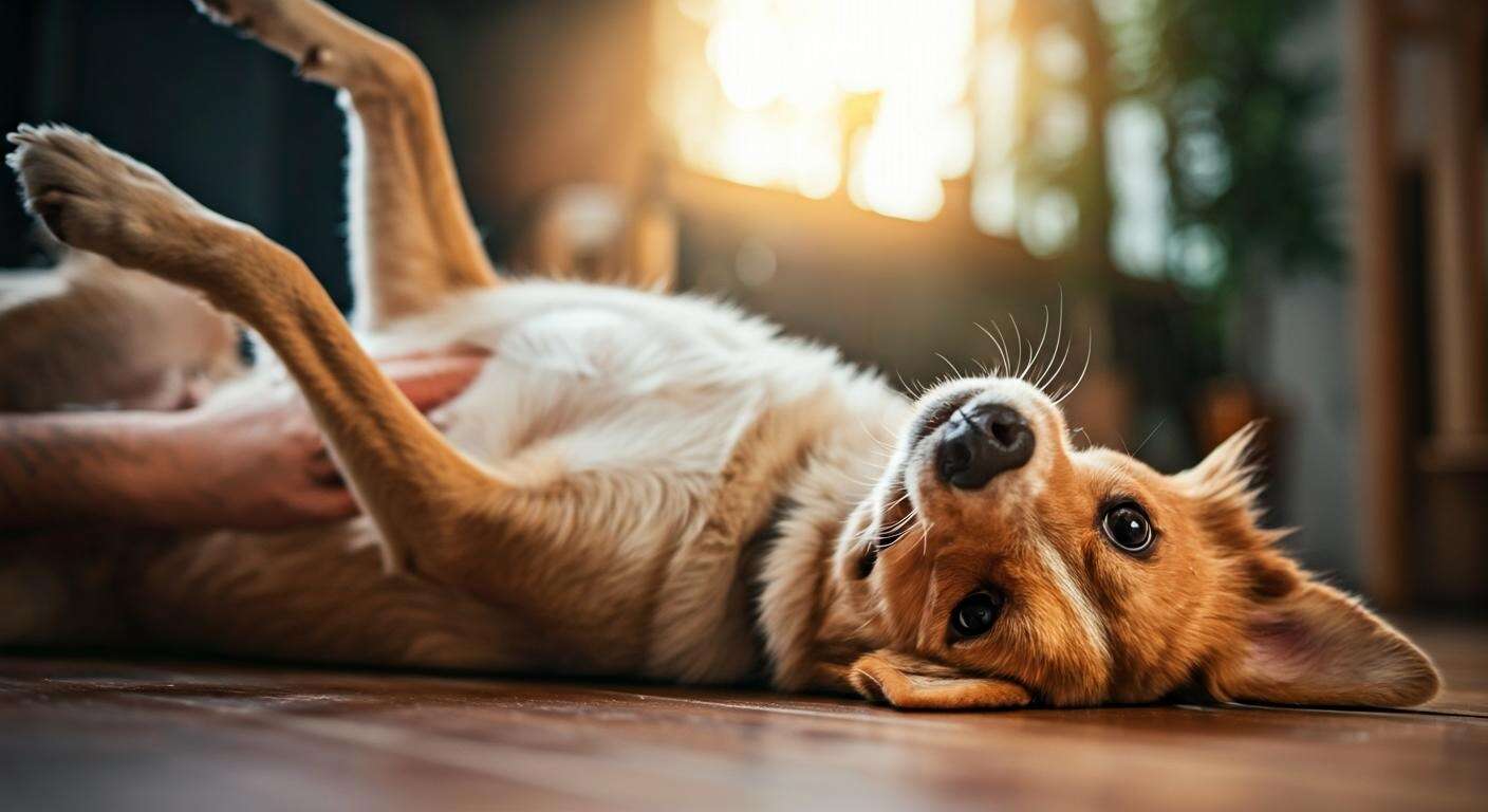 Pourquoi mon chien remue-t-il la patte quand je le gratte ?