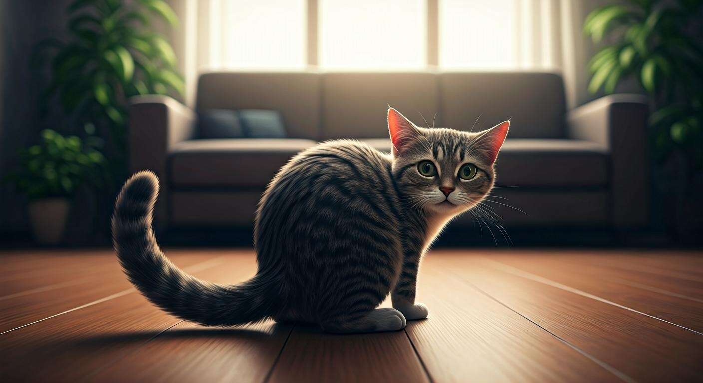 Pourquoi le chat montre-t-il son derrière ? découvrez la raison surprenante