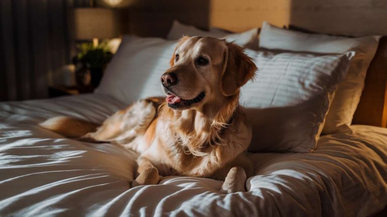 Pourquoi mon chien me suit-il pour dormir ? découvrez les raisons !