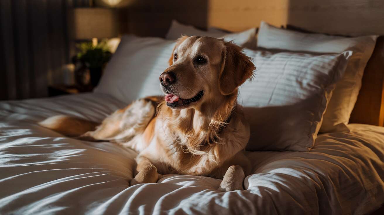 Pourquoi mon chien me suit-il pour dormir ? découvrez les raisons !