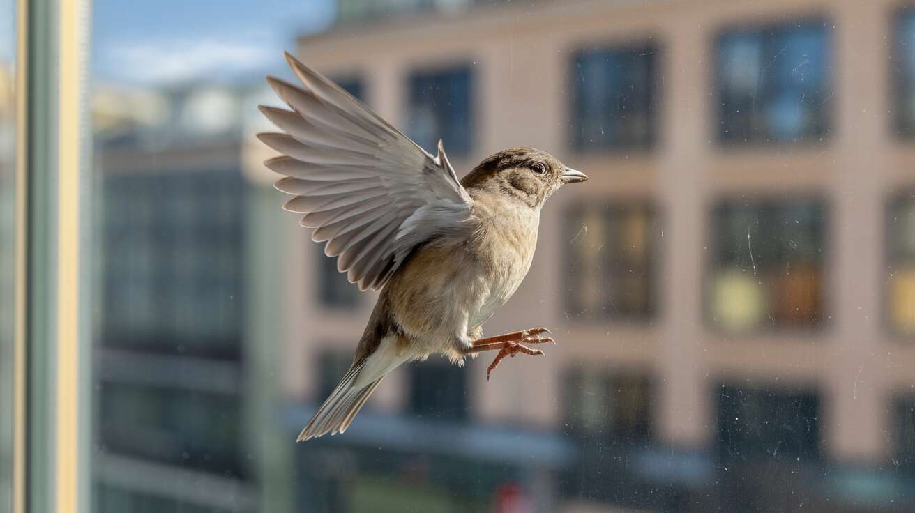 Pourquoi les oiseaux se cognent-ils contre les vitres : causes et solutions