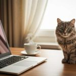 Mais pourquoi votre chat vient-il toujours sur votre ordinateur quand vous télétravaillez ?