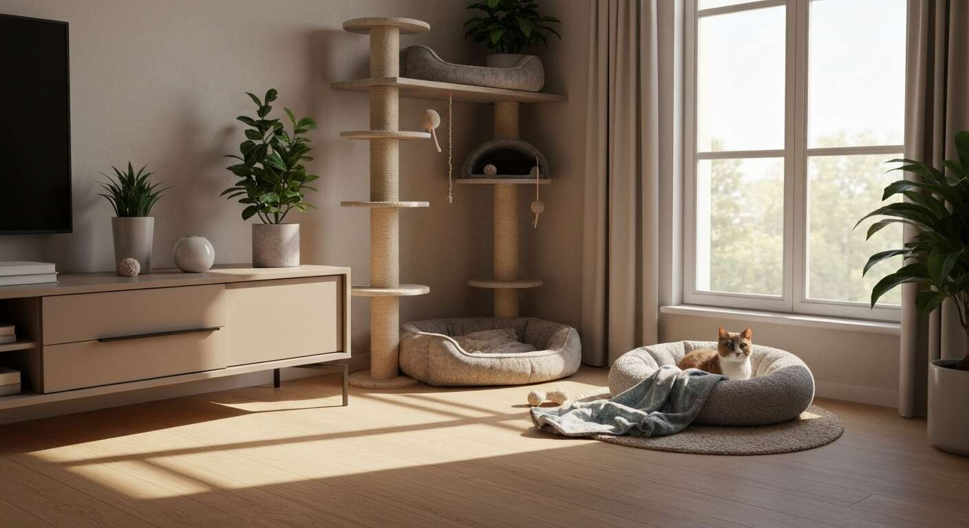 Votre chat est craintif ? Voici comment construire une "zone de sécurité" où il se sentira intouchable