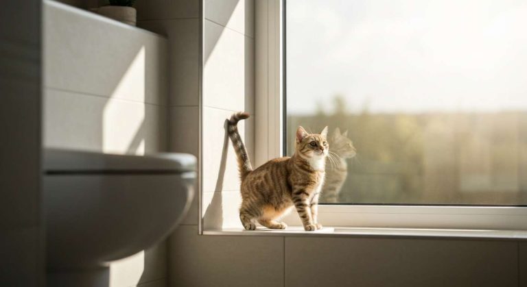 Votre chat vous suit partout dans la maison, même aux toilettes ? Voici la raison cachée derrière ce comportement