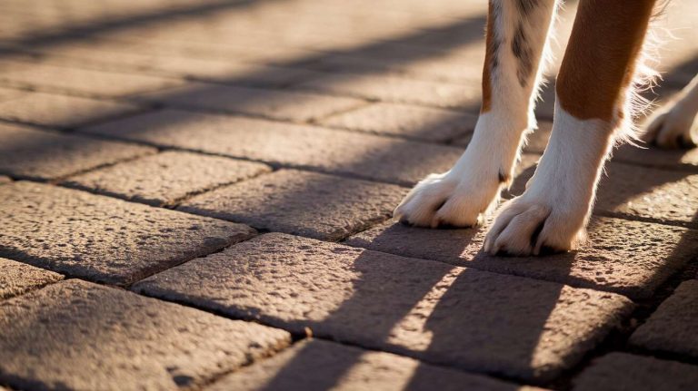 La règle des 5 secondes : si le sol est trop chaud pour votre main, il l&rsquo;est aussi pour les pattes de votre chien