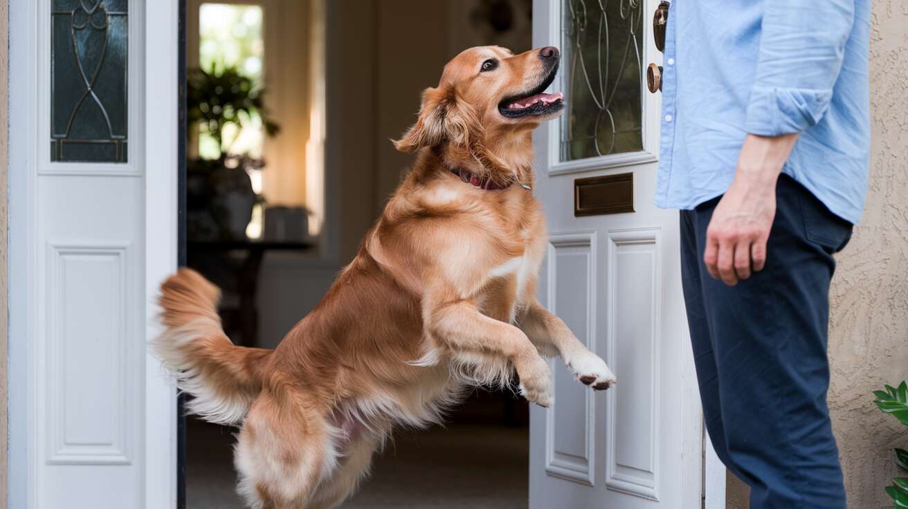 L&rsquo;erreur de laisser votre chien vous accueillir avec exubérance, vous renforcez son anxiété sans le savoir