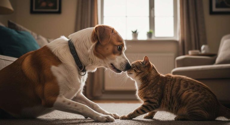 Dispute entre chien et chat de la maison : faut-il intervenir ou laisser faire ?