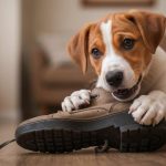 L'erreur fatale de laisser un chiot jouer avec de vieilles chaussures, il ne fera plus la différence avec les neuves