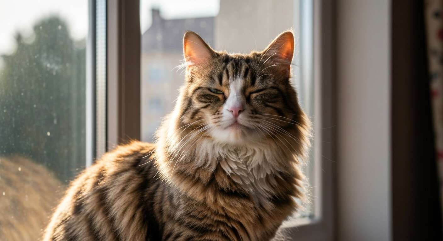 Le "clignement lent" des yeux du chat : c'est un "je t'aime" dans son langage, répondez-lui de la même manière