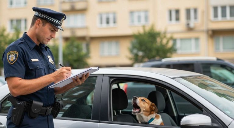La police municipale le confirme : laisser son chien seul dans la voiture même pour 5 minutes est désormais verbalisé systématiquement