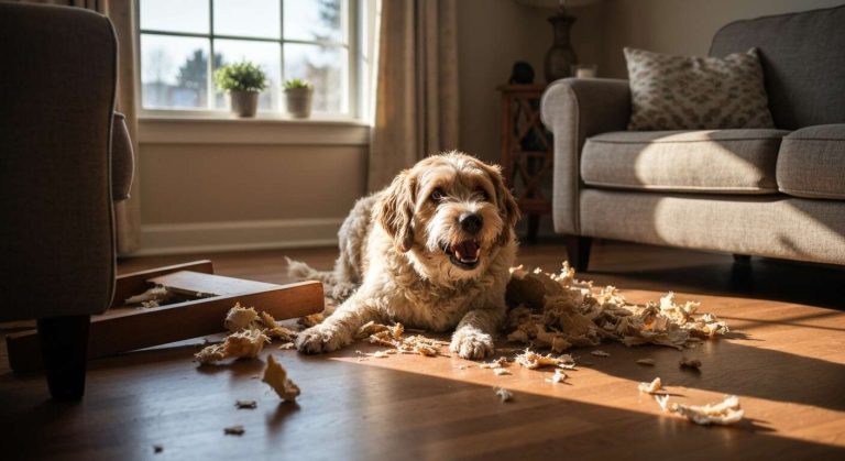 Mon chien détruit tout dans la maison ! Comment régler le problème ?