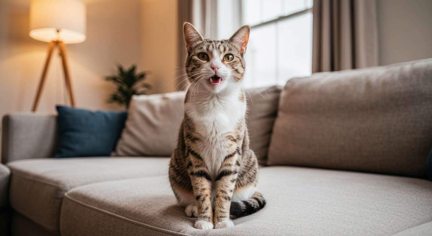 Mon chat miaule : est-ce pour me réclamer quelque chose ?